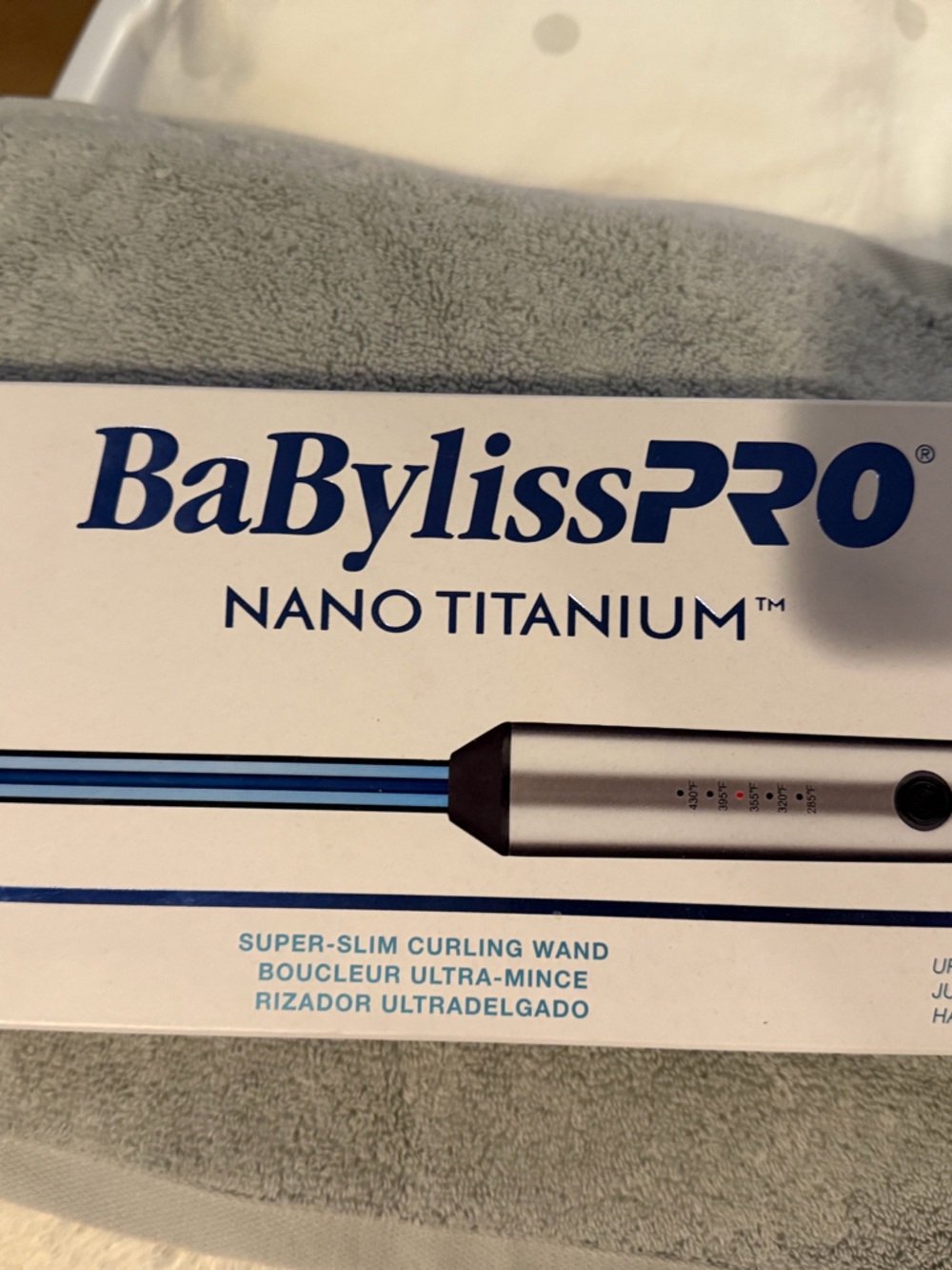 BaByliss PRO nano titanium 1/2” curling wand